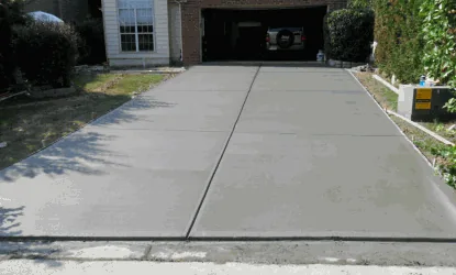 Concrete driveway installation in Cocoa FL