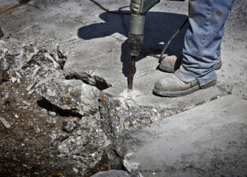 Concrete removal and jackhammer demolition services
